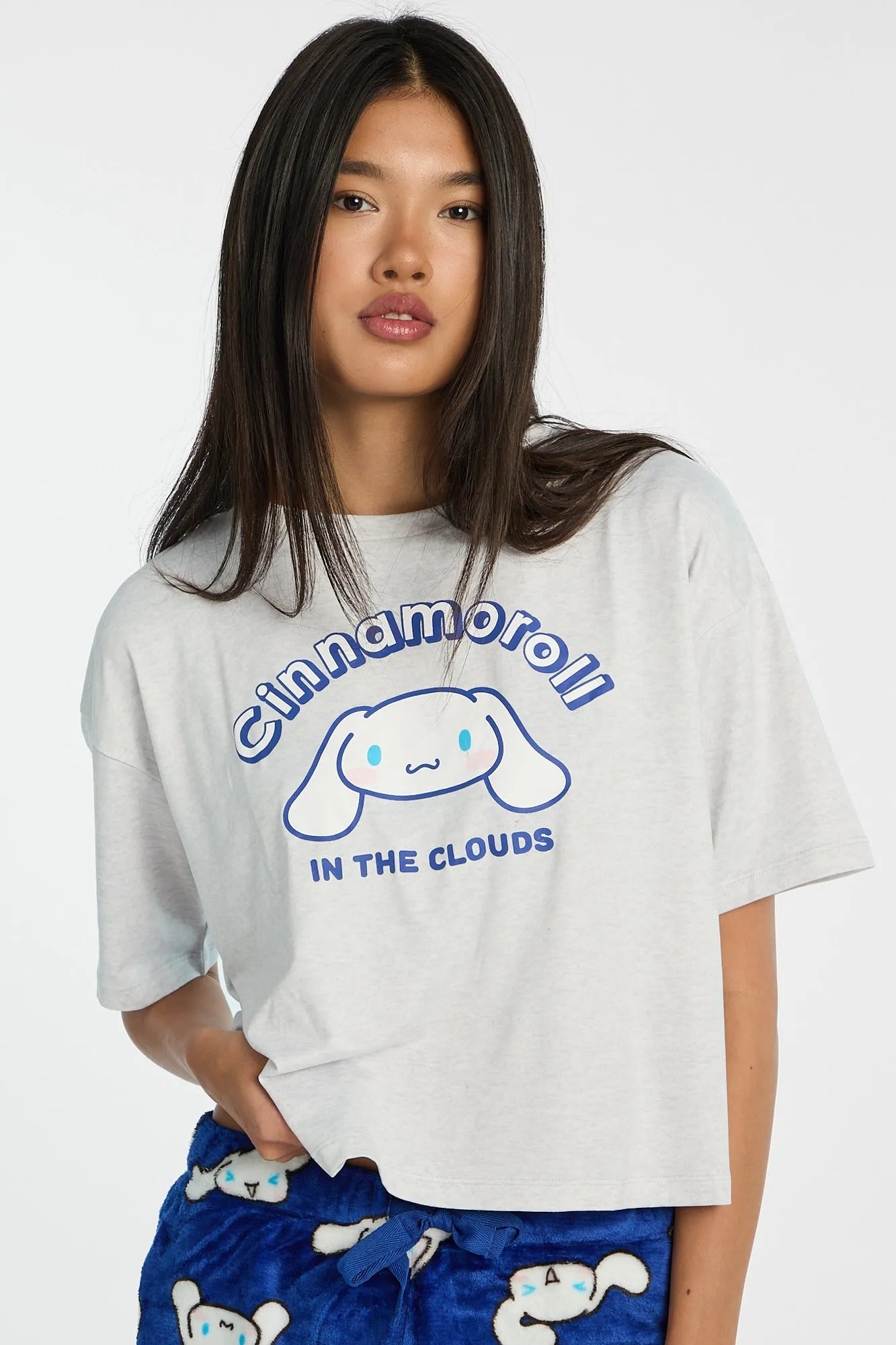 Cinnamoroll Pajama Tee & Plush Shorts 2-Piece Set sold by Bluenotes product image thumbnail 4