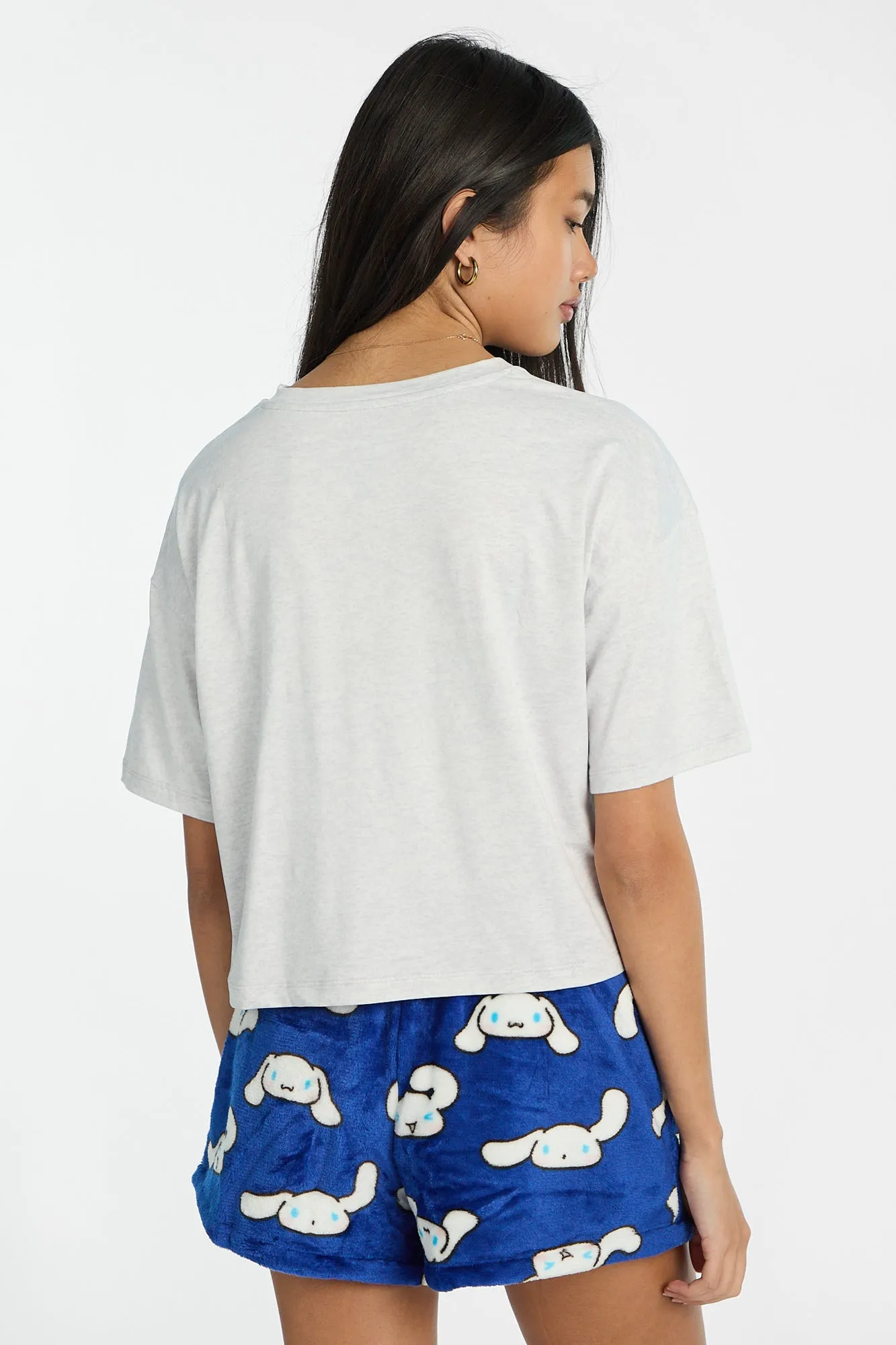 Cinnamoroll Pajama Tee & Plush Shorts 2-Piece Set sold by Bluenotes product image thumbnail 3