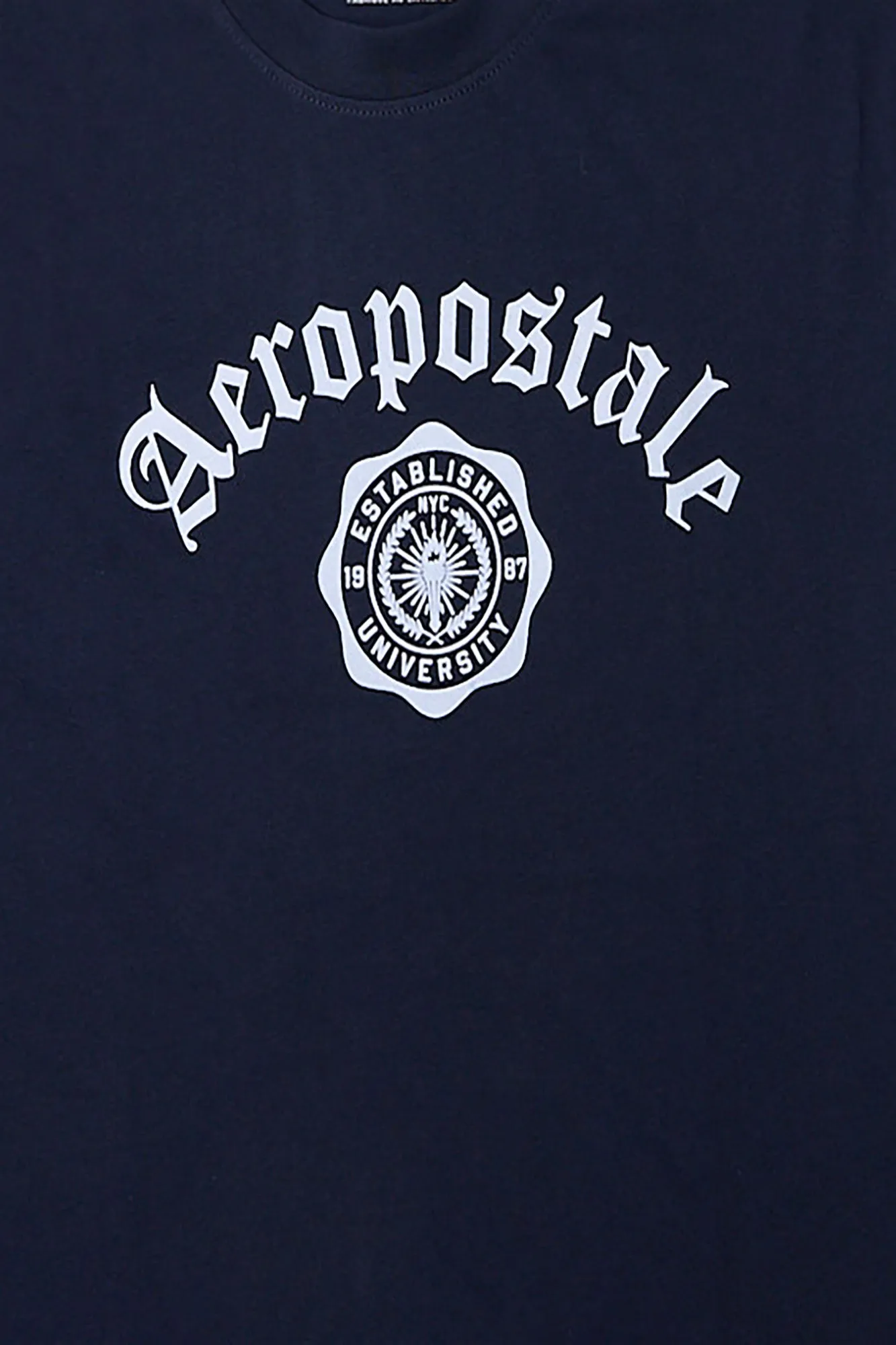 Aéropostale Script Flocked Graphic Tee sold by Bluenotes product image thumbnail 5