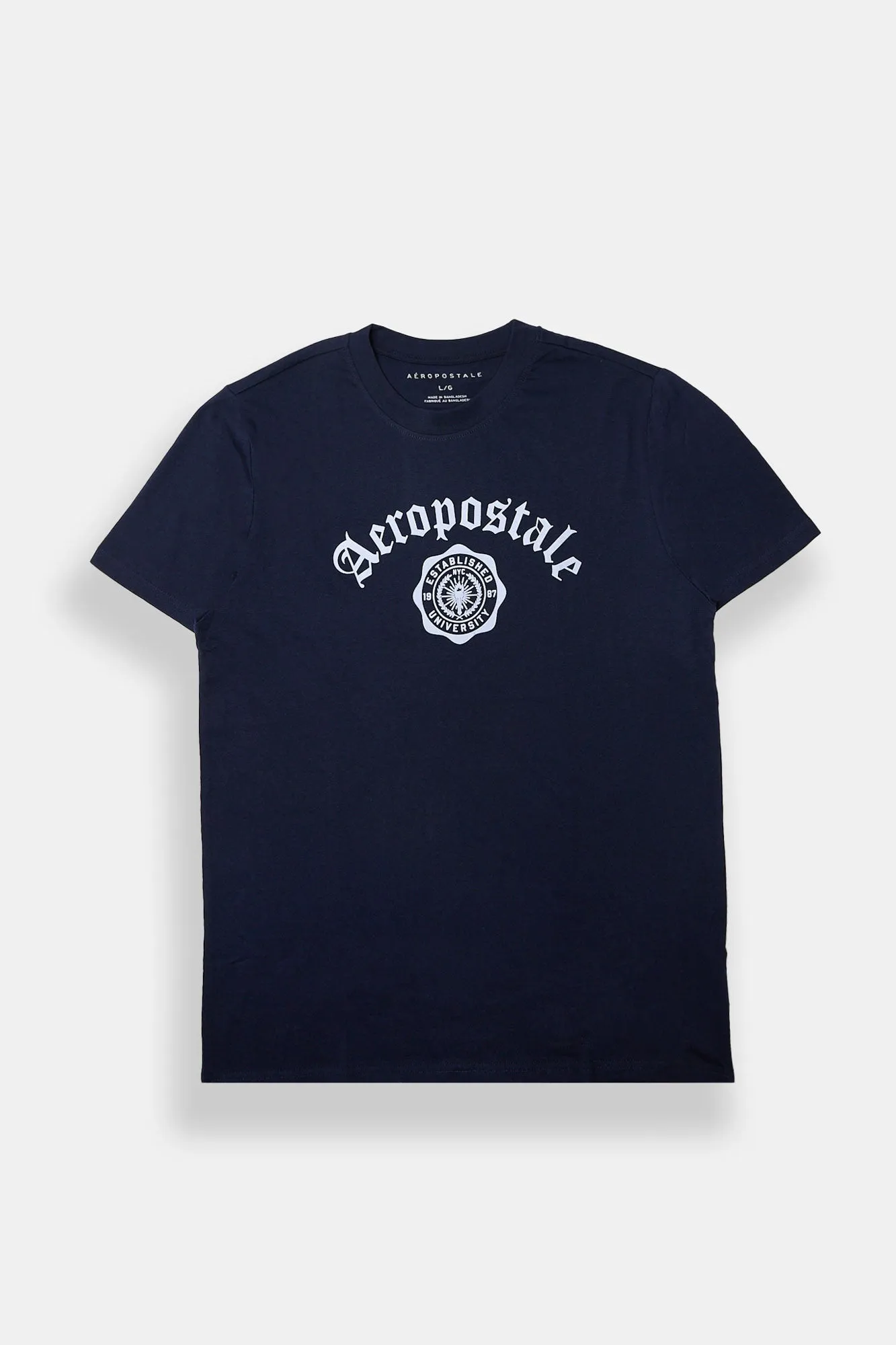 Aéropostale Script Flocked Graphic Tee sold by Bluenotes product image thumbnail 4