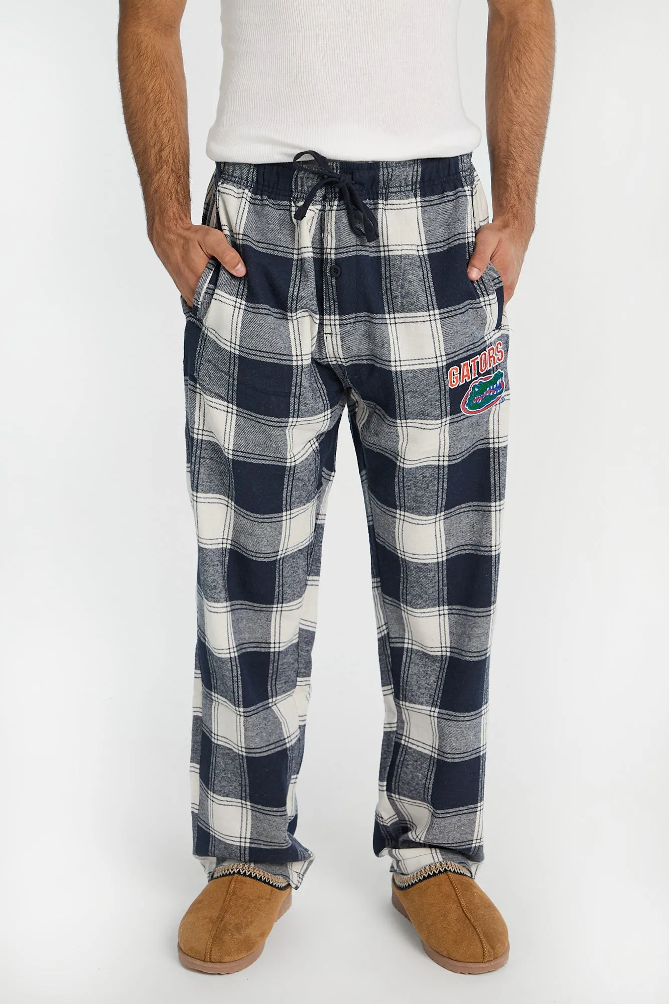 Florida Gators Embroidered Varsity Plaid Pajama Pants sold by Bluenotes