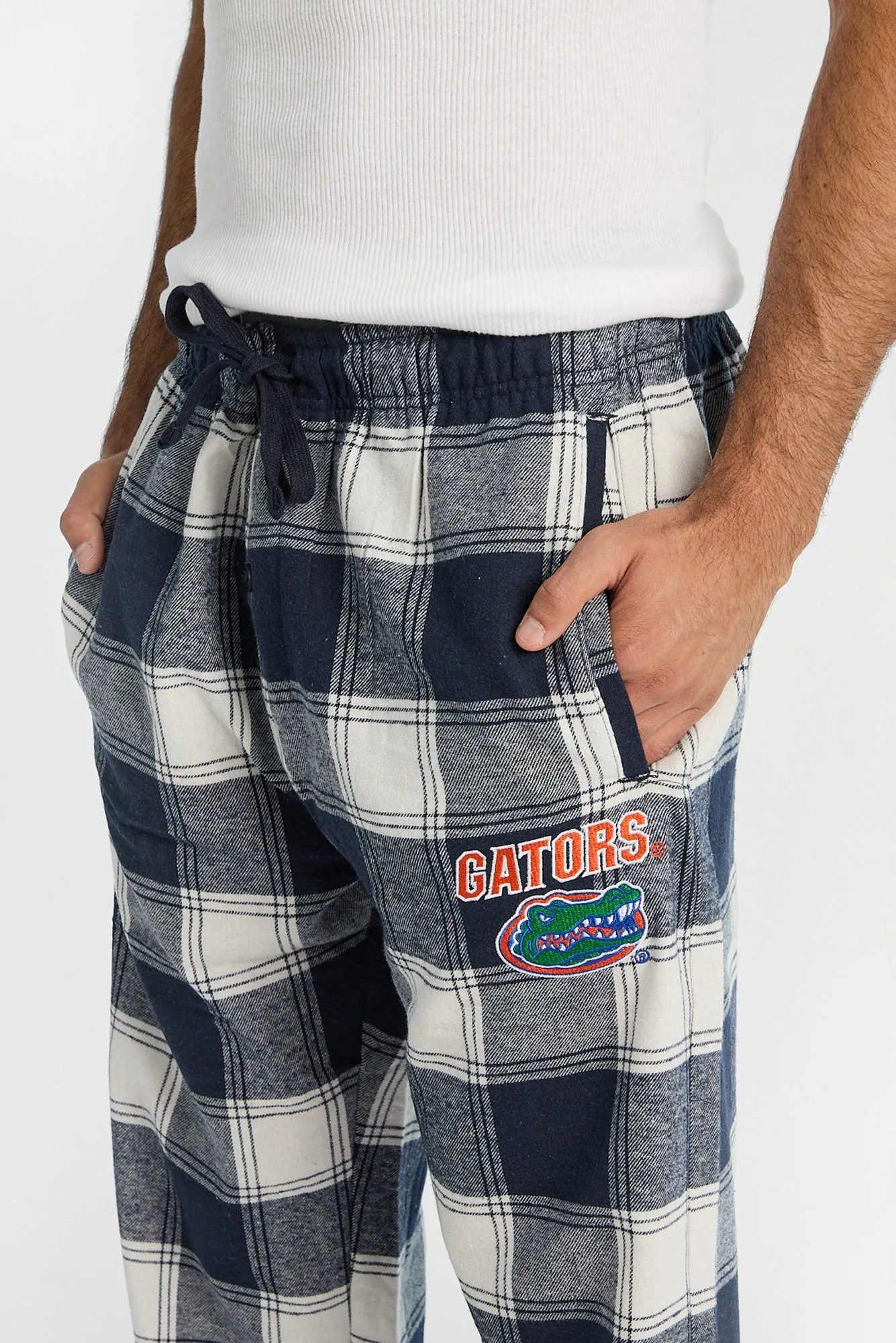 Florida Gators Embroidered Varsity Plaid Pajama Pants sold by Bluenotes product image thumbnail 2