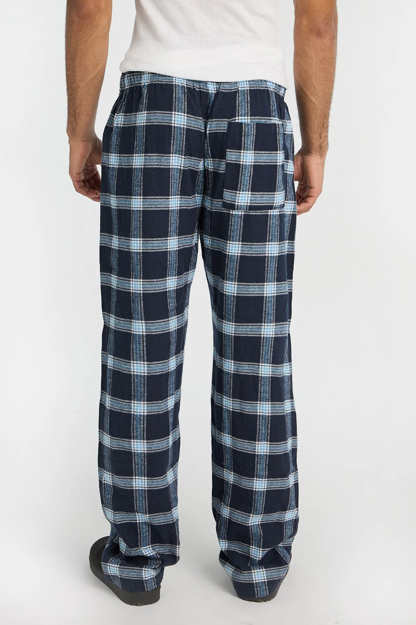 North Carolina Tar Heels Embroidered Varsity Plaid Pajama Pants sold by Bluenotes product image thumbnail 3
