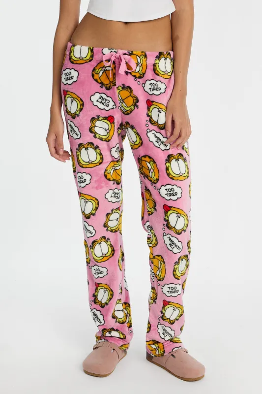 Garfield Plush Pajama Pants sold by Bluenotes