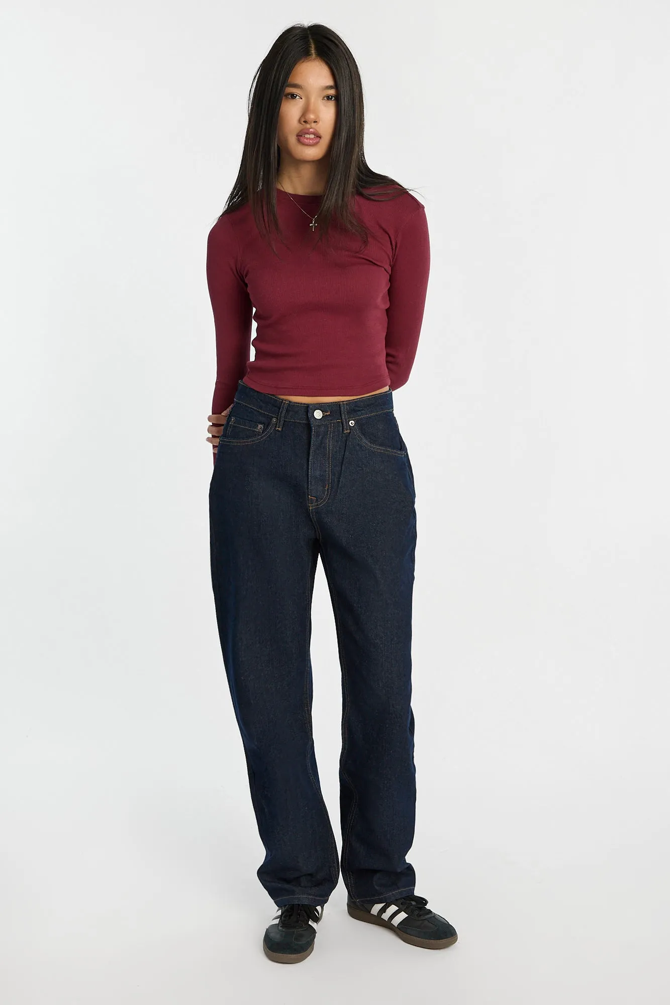 AERO Super High Rise Straight Jeans sold by Bluenotes product image thumbnail 4