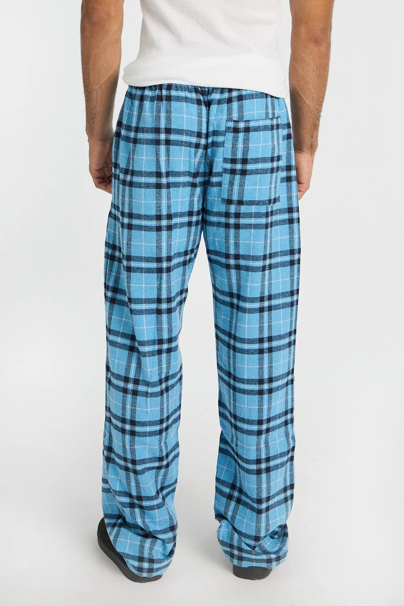North Carolina Tar Heels Embroidered Varsity Plaid Pajama Pants sold by Bluenotes product image thumbnail 3