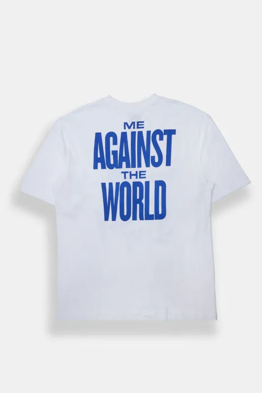 2Pac Me Against The World Graphic Oversized Tee sold by Bluenotes