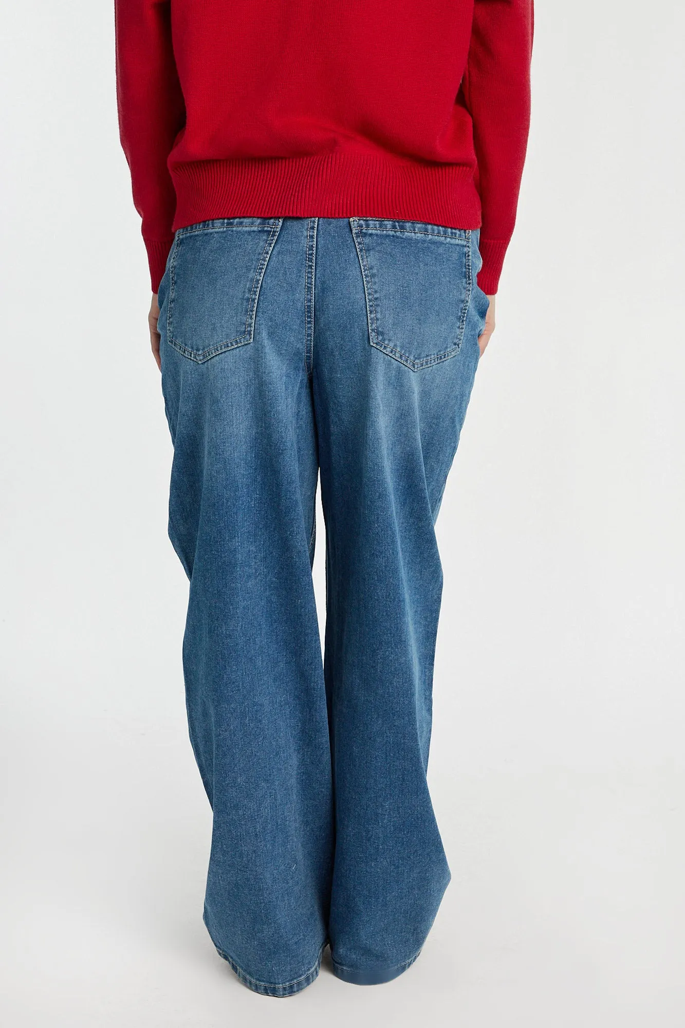 AERO Curvy Super High Rise Baggy Jeans sold by Bluenotes product image thumbnail 2