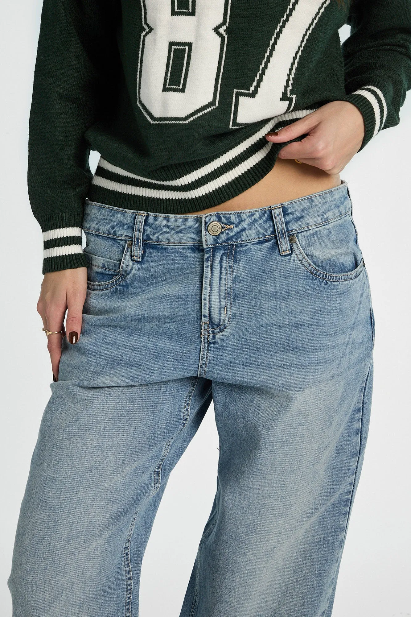 AERO Low Rise Baggy Jeans sold by Bluenotes product image thumbnail 2