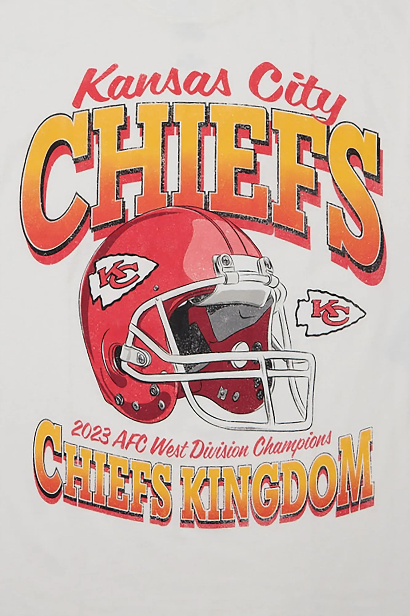 Kansas City Chiefs 2023 Champions Graphic Oversized Tee sold by Bluenotes product image thumbnail 2