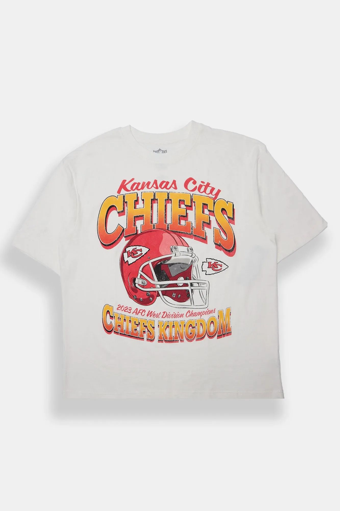 Kansas City Chiefs 2023 Champions Graphic Oversized Tee sold by Bluenotes