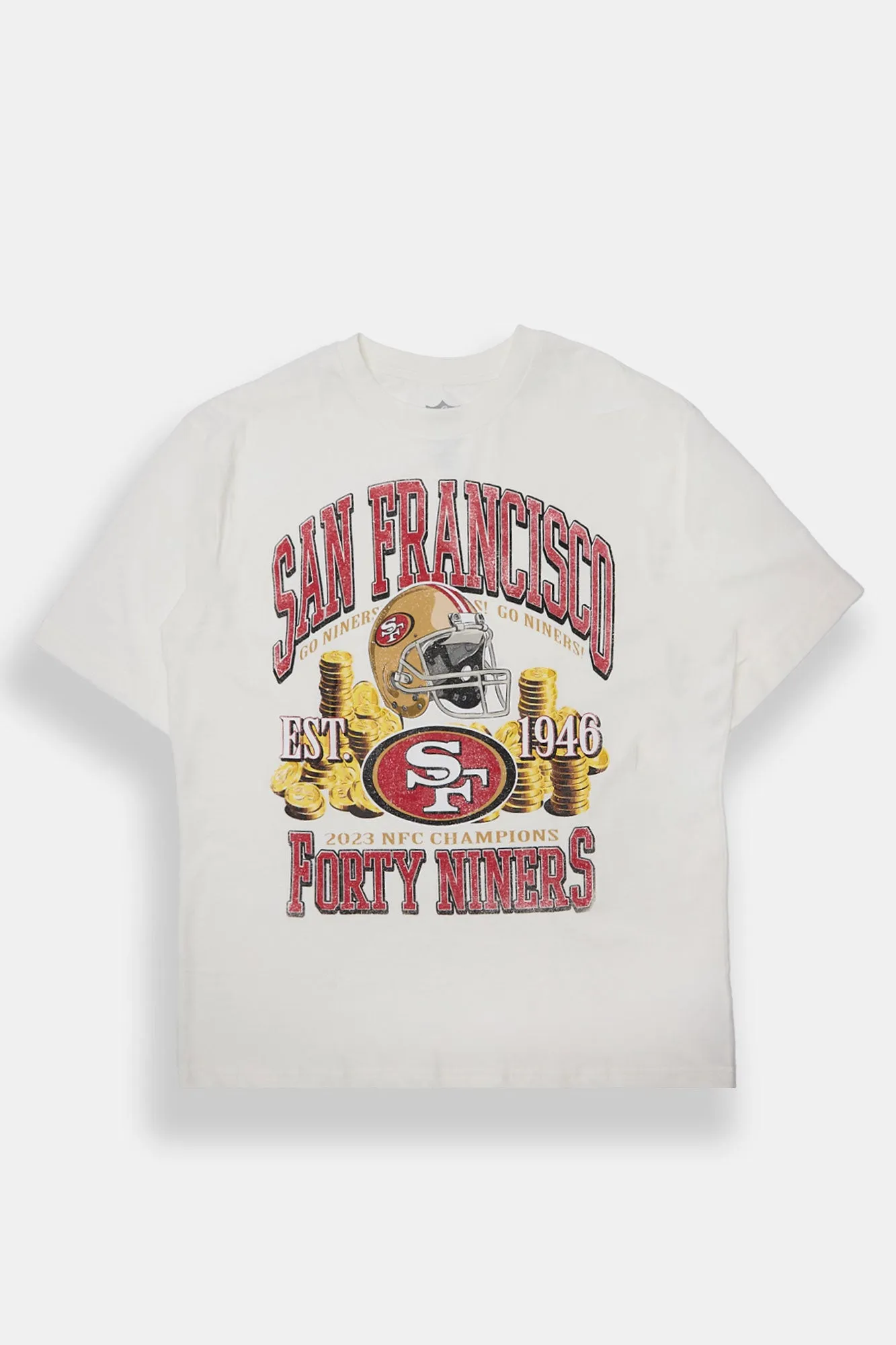 San Franciso Forty Niners Graphic Oversized Tee sold by Bluenotes