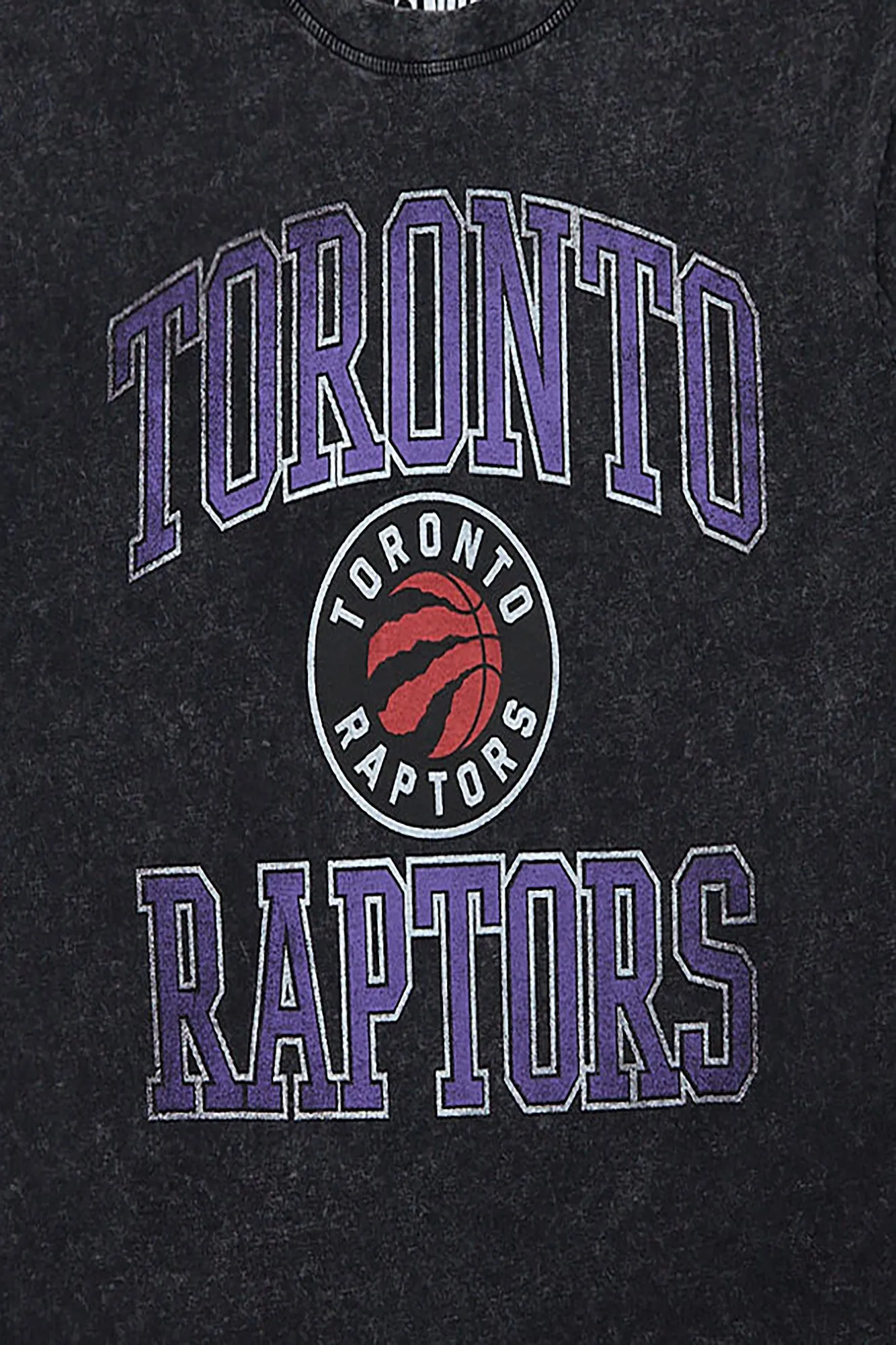 Toronto Raptors Washed Graphic Oversized Tee sold by Bluenotes product image thumbnail 2