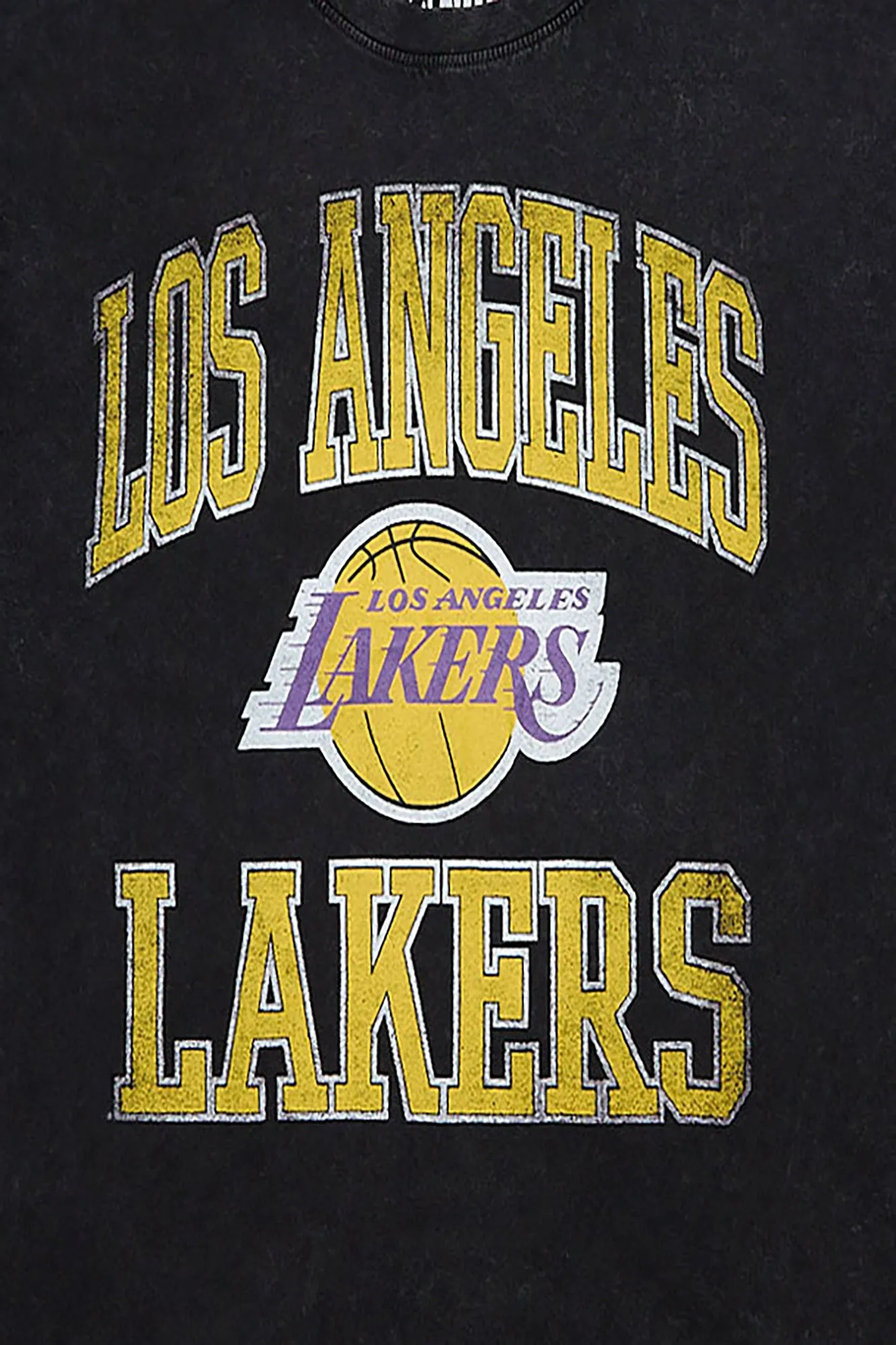 Los Angeles Lakers Washed Graphic Oversized Tee sold by Bluenotes product image thumbnail 2