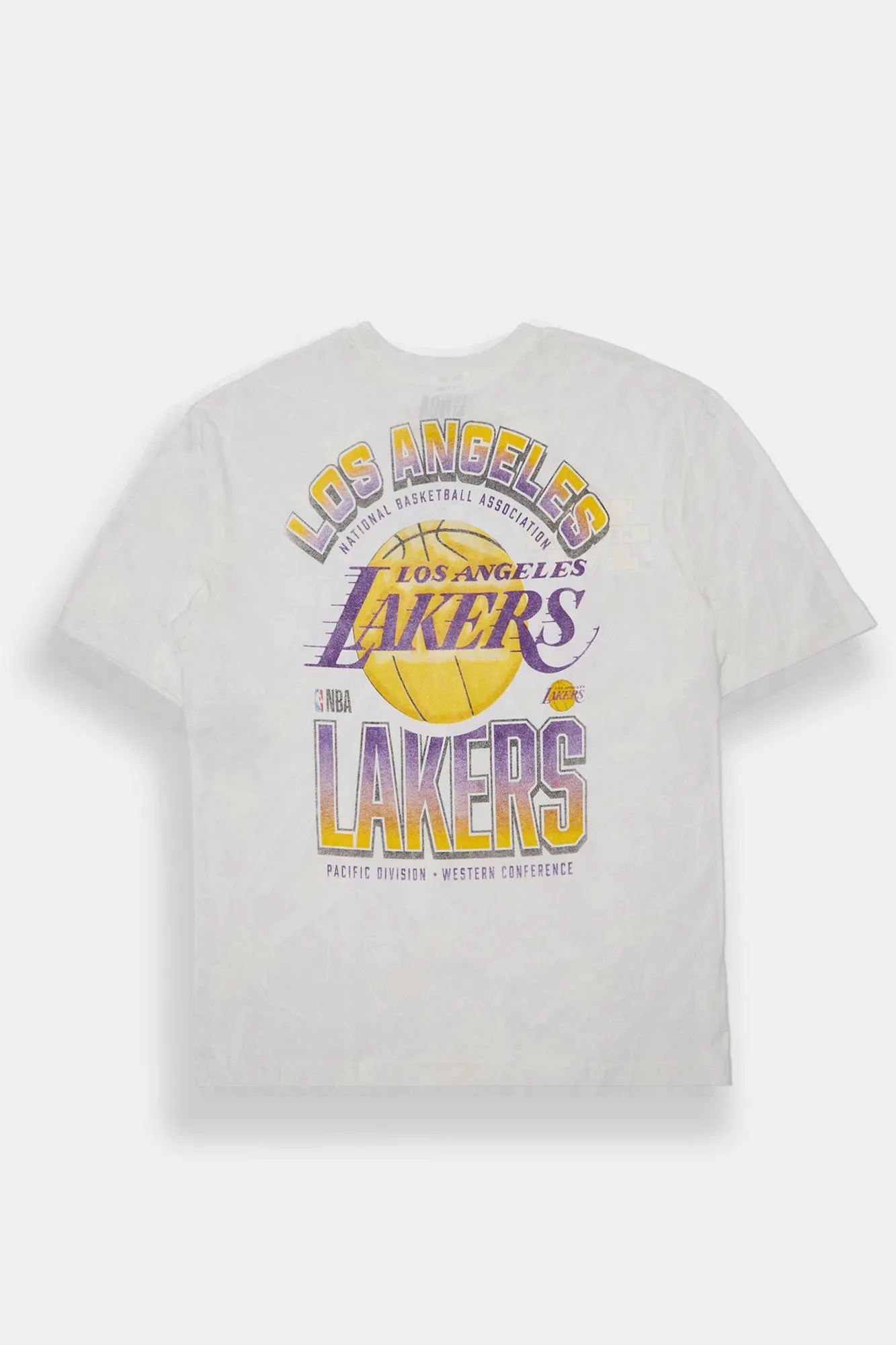 Los Angeles Lakers Pacific Division Graphic Oversized Tee sold by Bluenotes