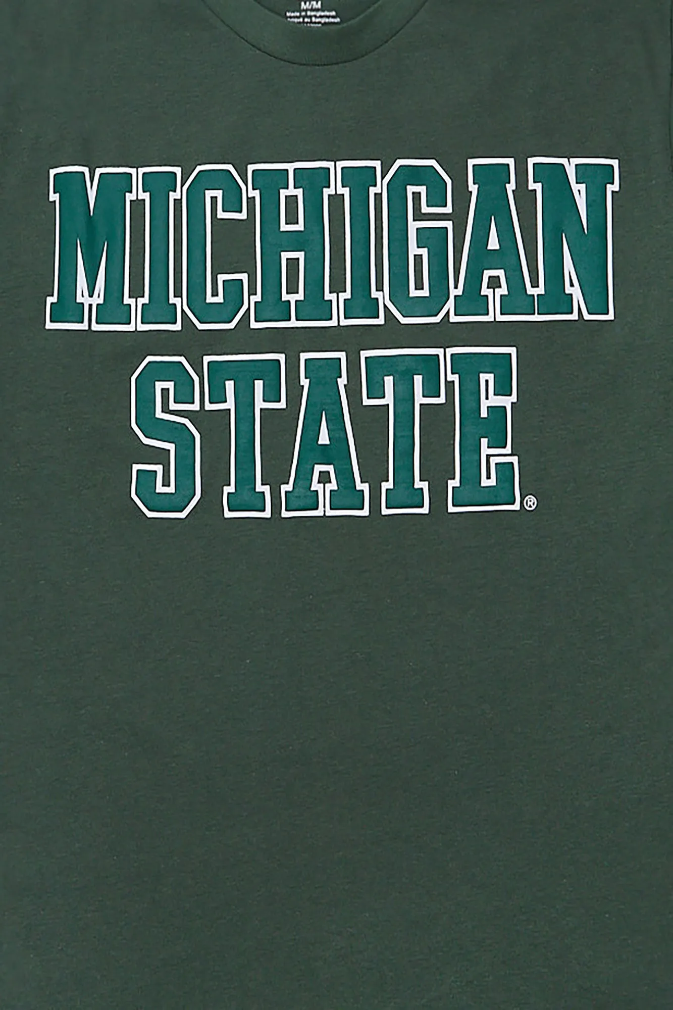 Michigan State Puff Print Graphic Tee sold by Bluenotes product image thumbnail 2