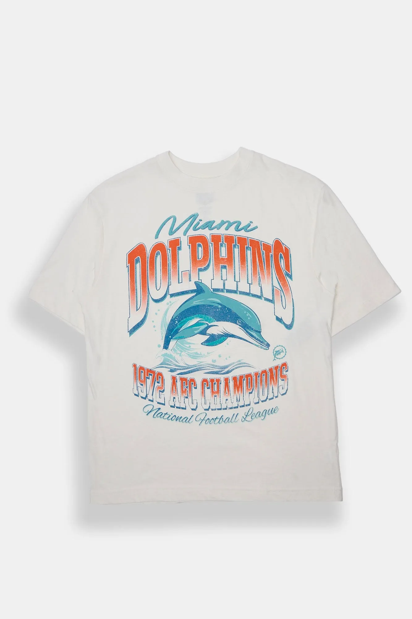 Miami Dolphins 1973 Champions Graphic Oversized Tee sold by Bluenotes