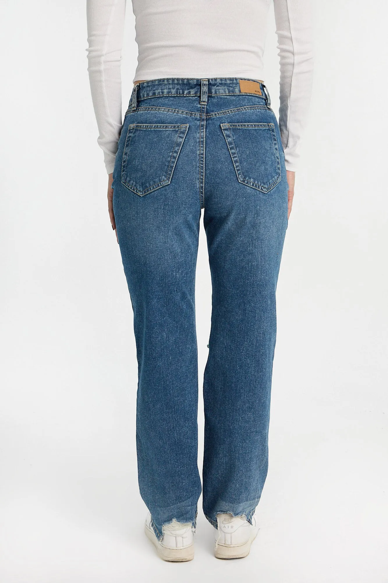 AERO Super High Rise Straight Jeans sold by Bluenotes product image thumbnail 2