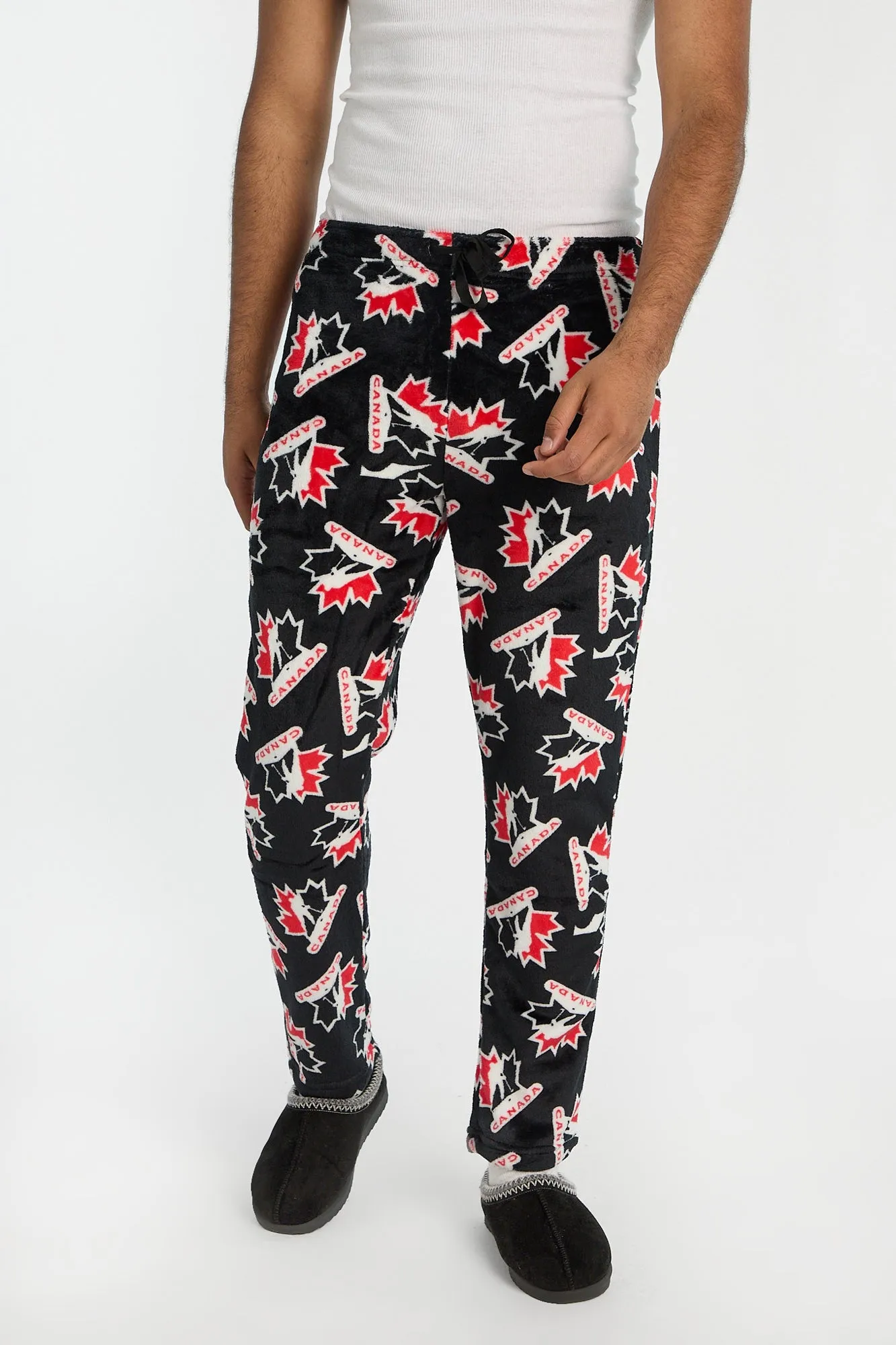 Hockey Canada Plush Pajama Pants sold by Bluenotes