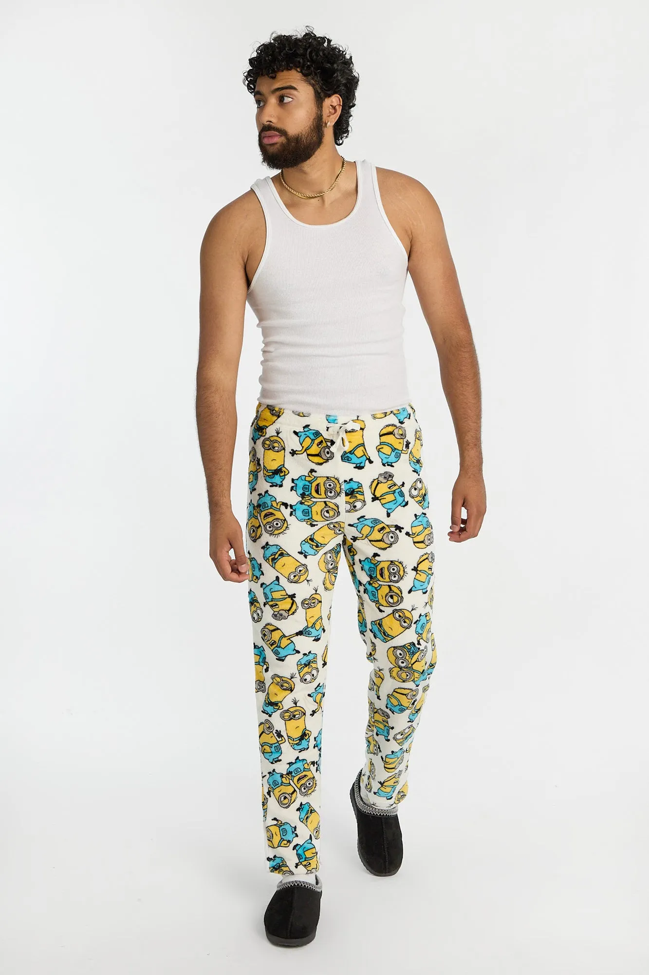 Minion Plush Pajama Pants sold by Bluenotes product image thumbnail 4