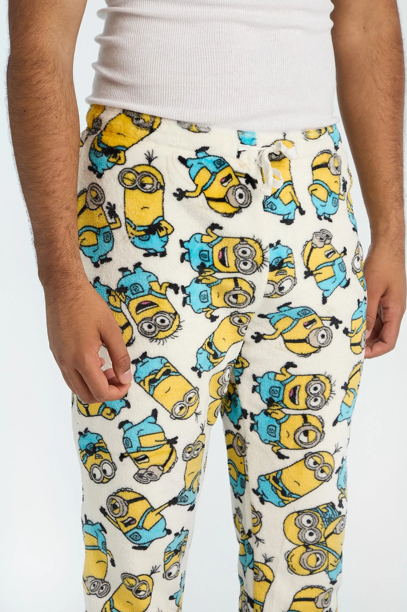 Minion Plush Pajama Pants sold by Bluenotes product image thumbnail 2