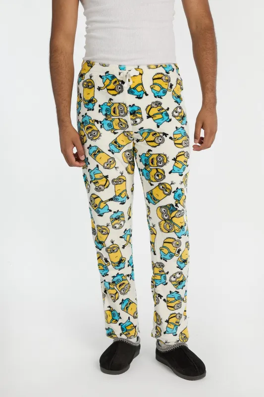Minion Plush Pajama Pants sold by Bluenotes