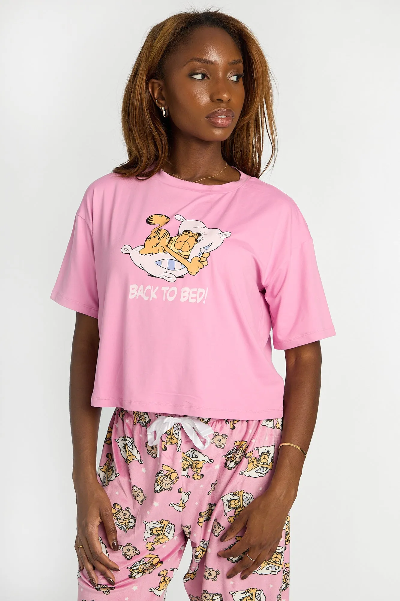 Garfield Super Soft Pajama Tee And Velour Pajama Pants 2-Piece Set sold by Bluenotes product image thumbnail 2