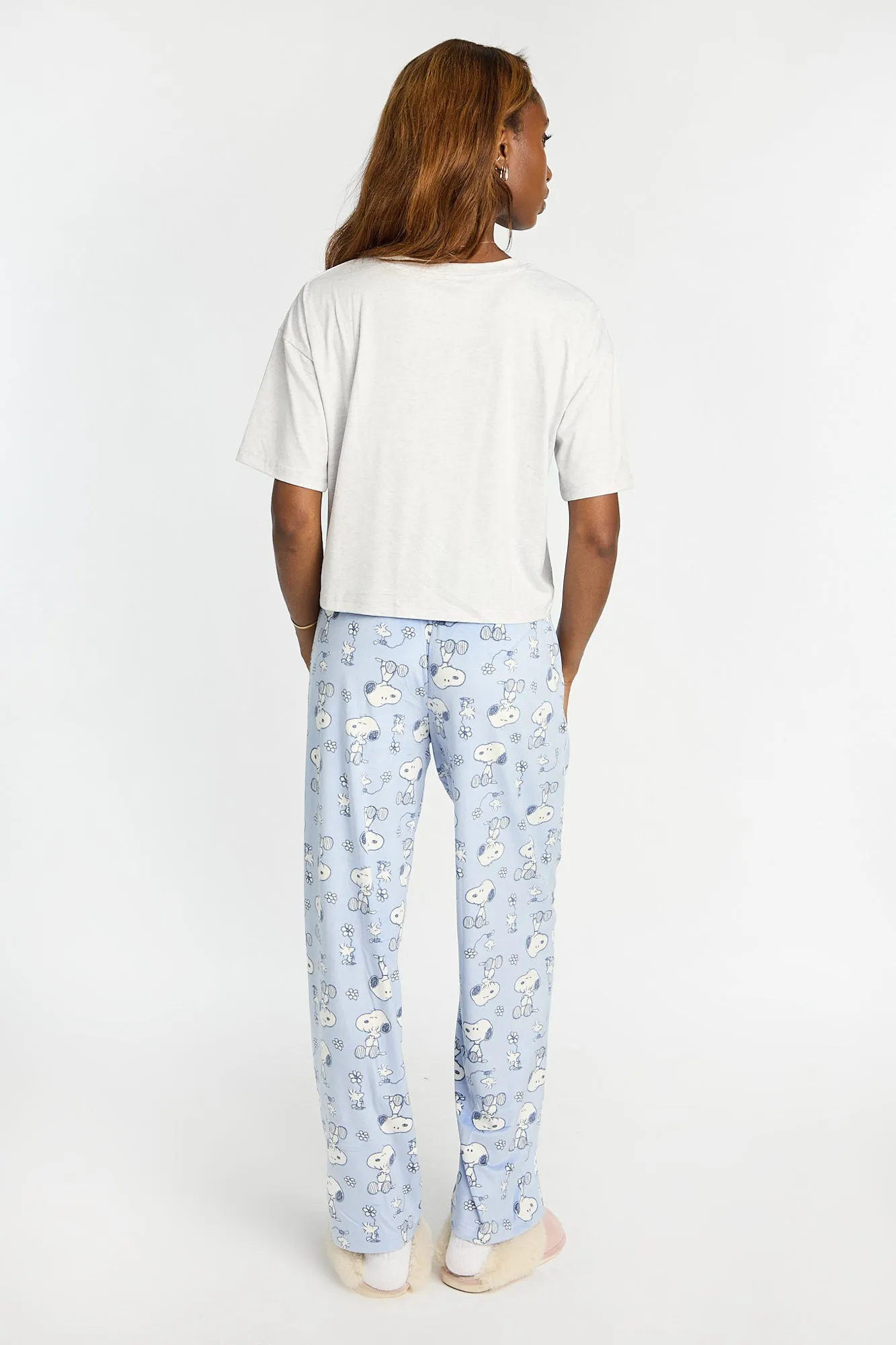 Peanuts Snoopy Wild Super Soft Pajama Tee And Velour Pajama Pants 2-Piece Set sold by Bluenotes product image thumbnail 4
