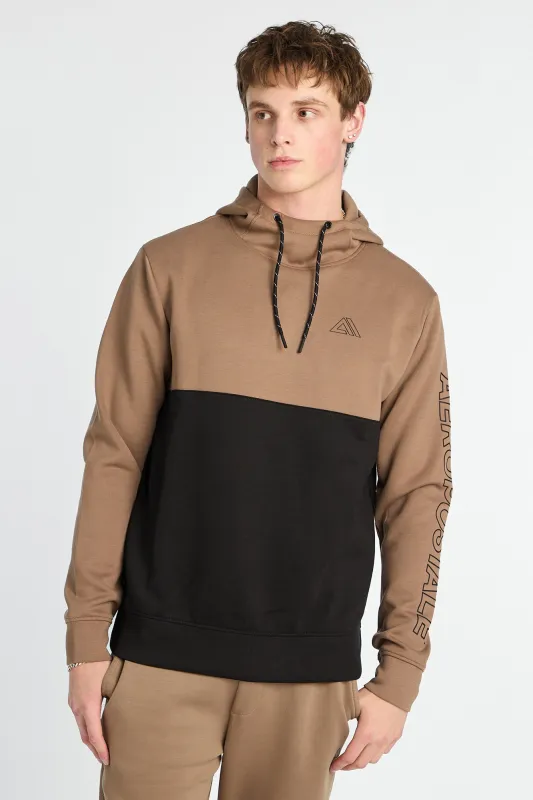 AERO Air Tech Colour Block Fleece Hoodie sold by Bluenotes