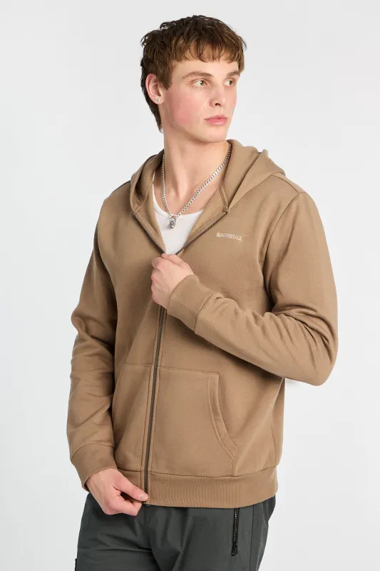Aéropostale Embroidered Zip-Up Hoodie sold by Bluenotes