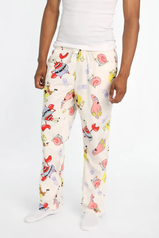 SpongeBob Silky Fleece Pajama Pants sold by Bluenotes