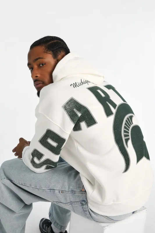 Michigan State Spartans Back Print Hoodie sold by Bluenotes
