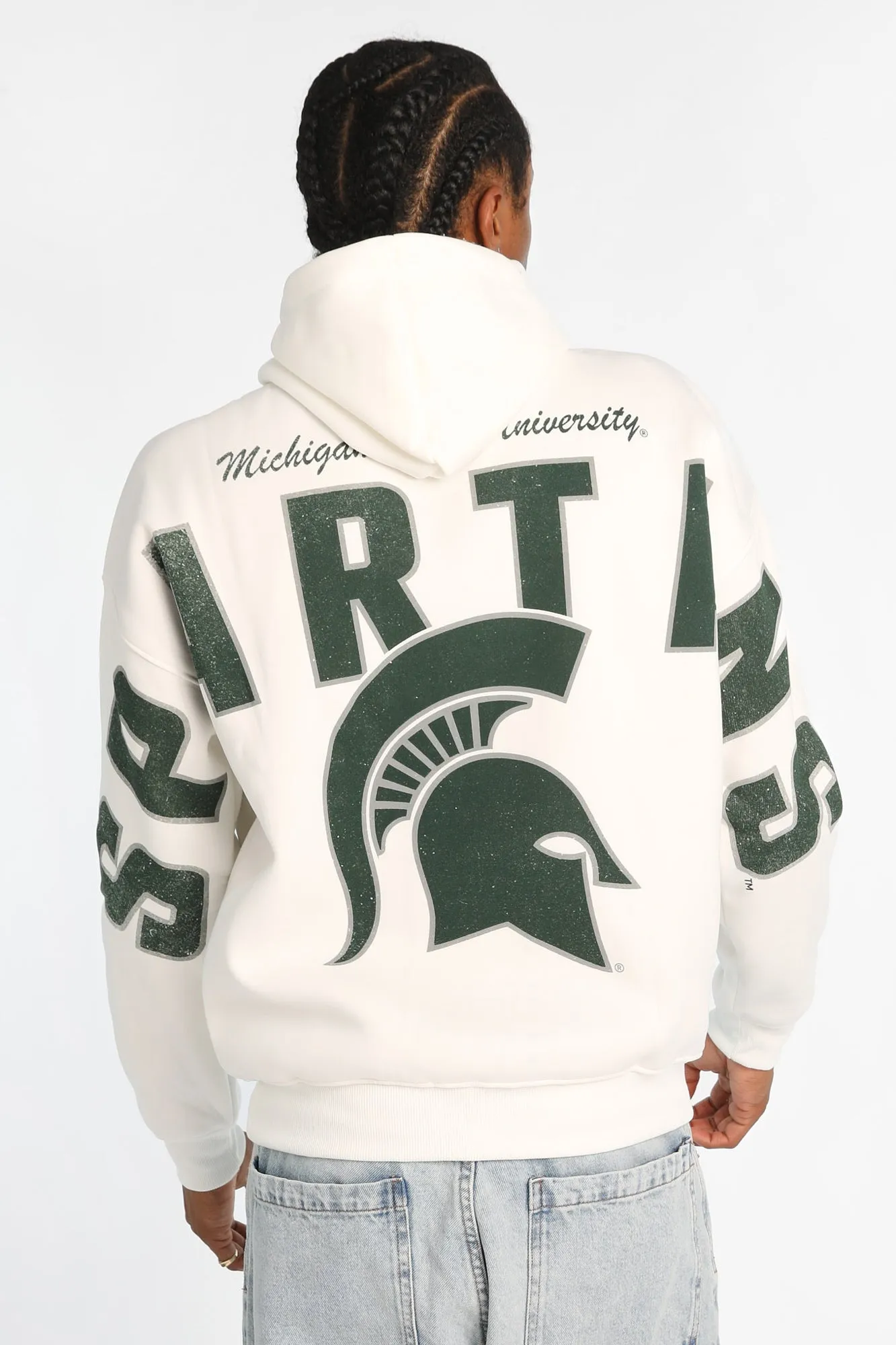 Michigan State Spartans Back Print Hoodie sold by Bluenotes product image thumbnail 2