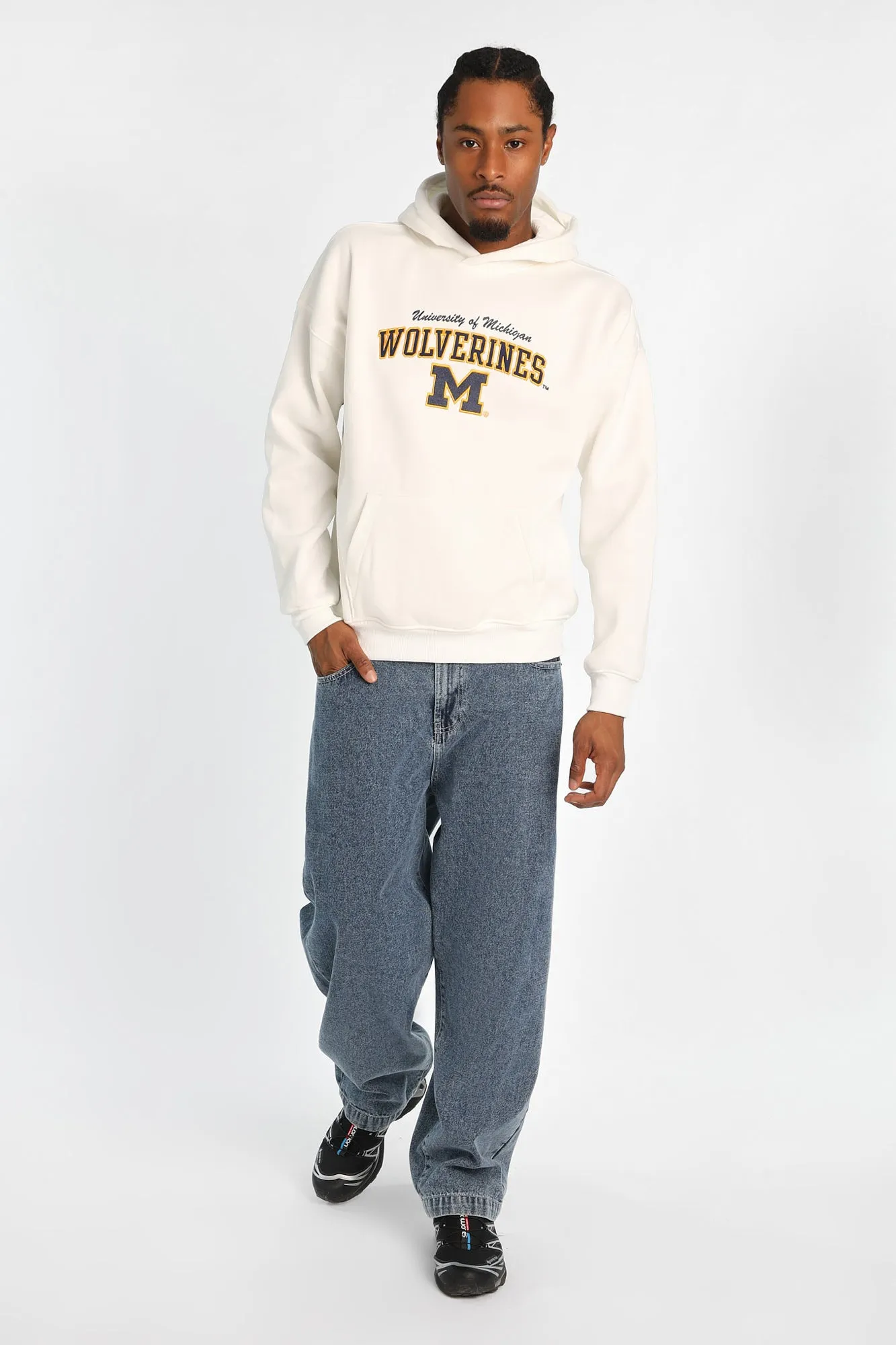 Michigan M Wolverines Back Print Hoodie sold by Bluenotes product image thumbnail 4