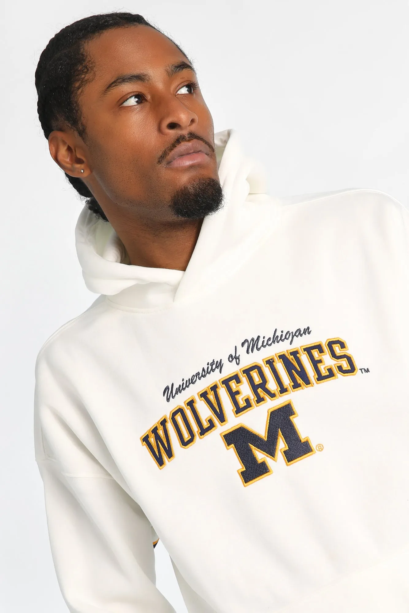 Michigan M Wolverines Back Print Hoodie sold by Bluenotes product image thumbnail 2