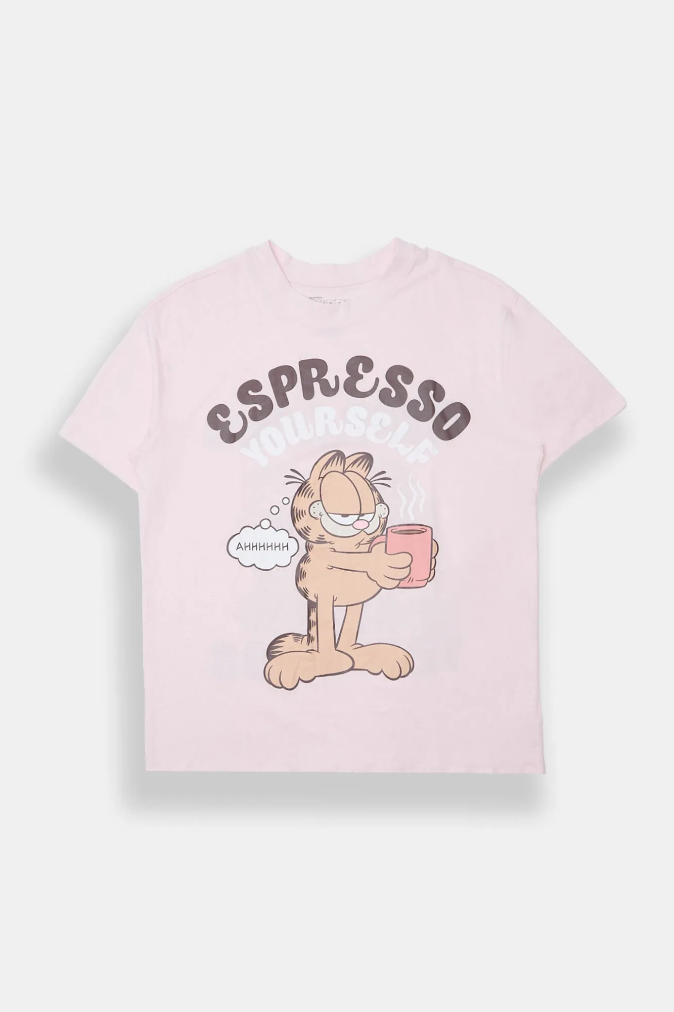 Garfield Espresso Yourself Graphic Boyfriend Tee sold by Bluenotes