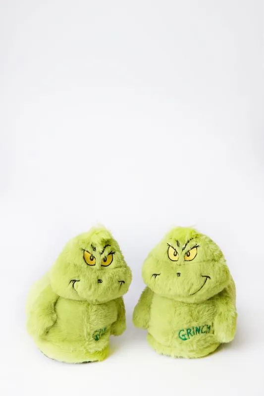 The Grinch Stuffed Plush Slippers sold by Bluenotes