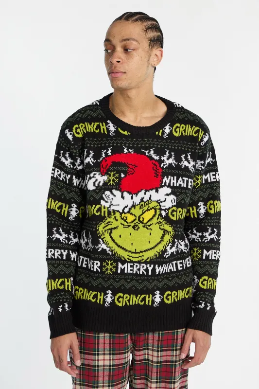 The Grinch Christmas Crew Neck Sweater sold by Bluenotes