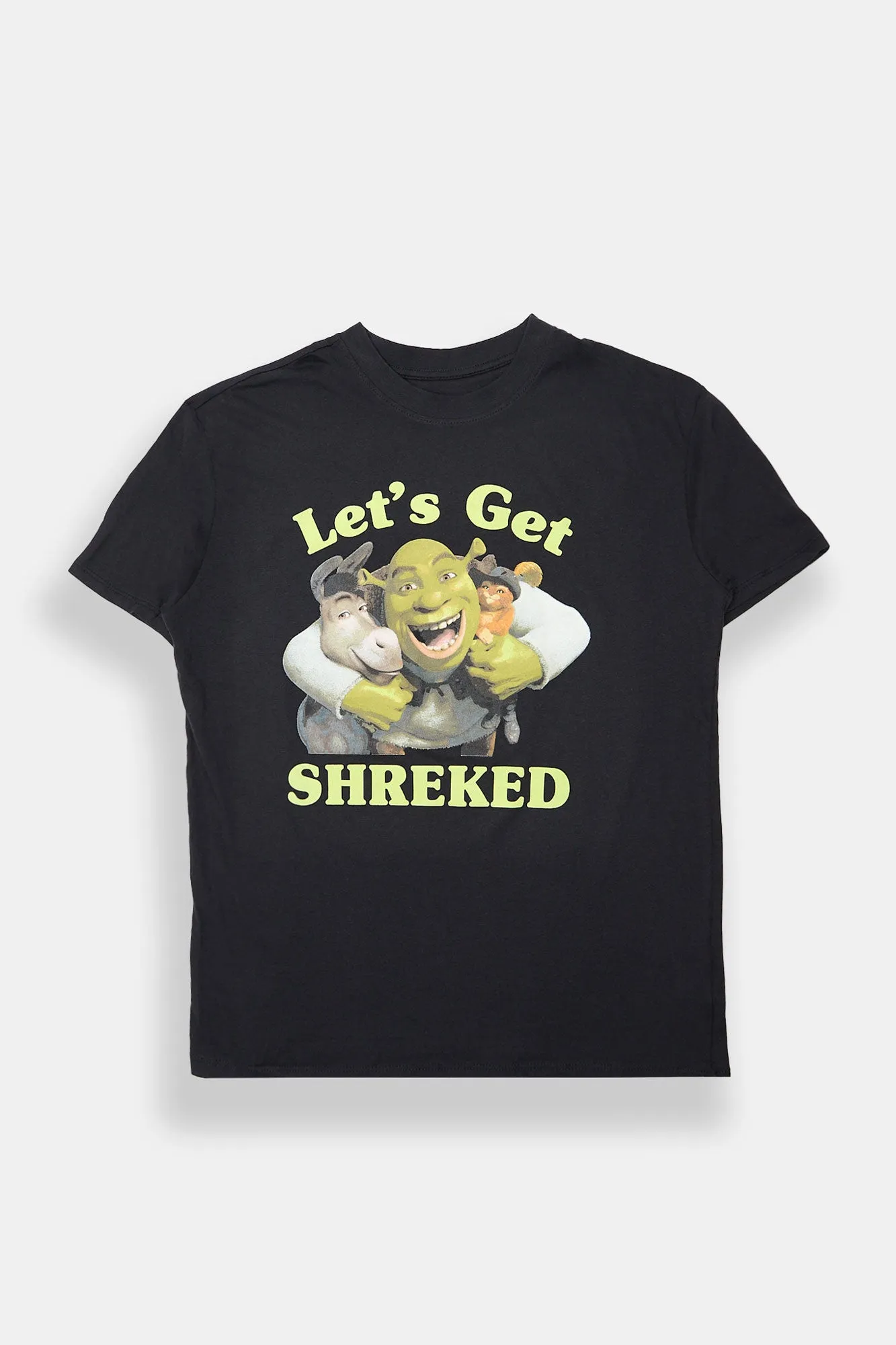 Let's Get Shreked Graphic Boyfriend Tee sold by Bluenotes