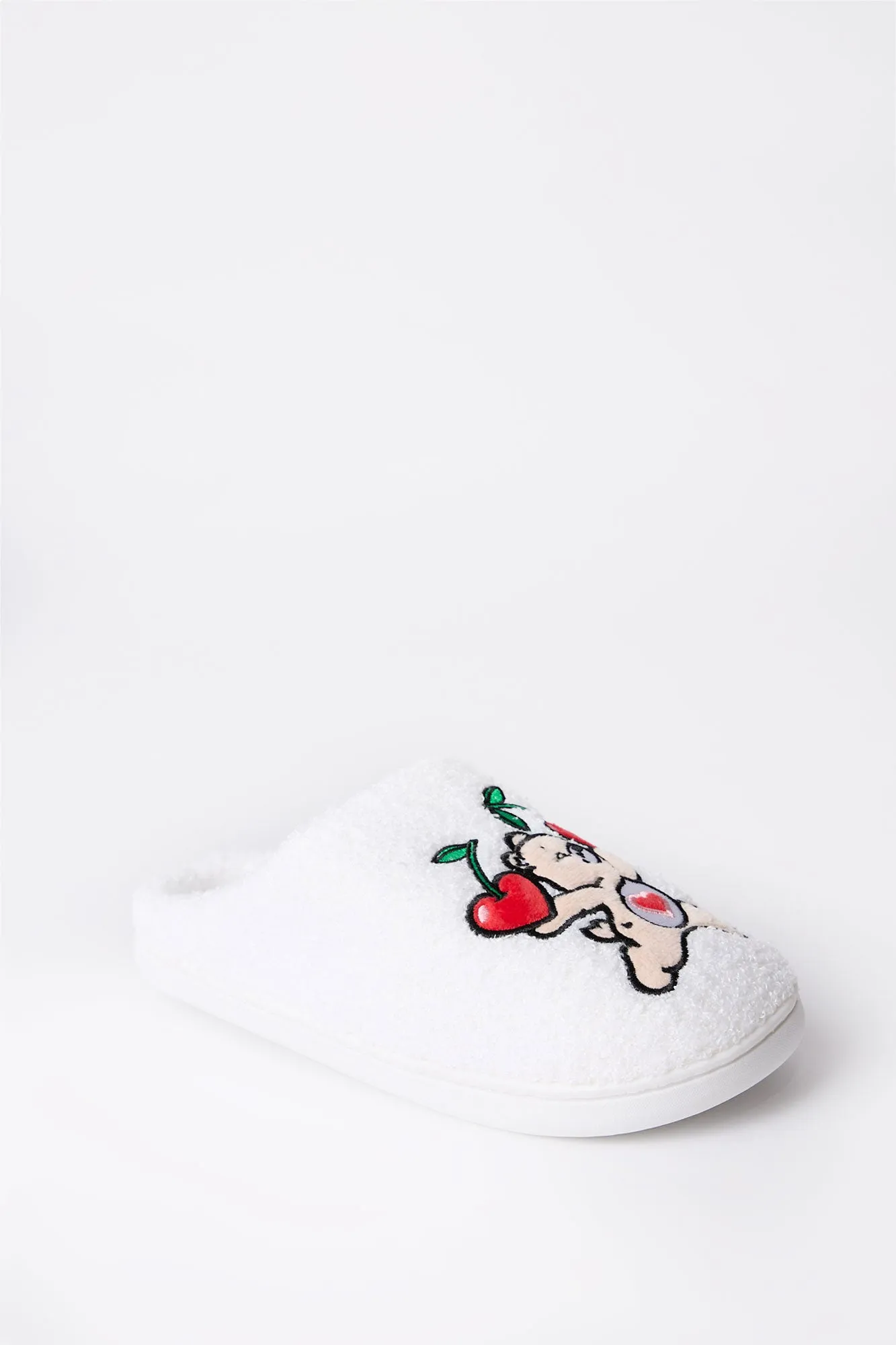 Care Bares Cherry Plush Slippers sold by Bluenotes product image thumbnail 2