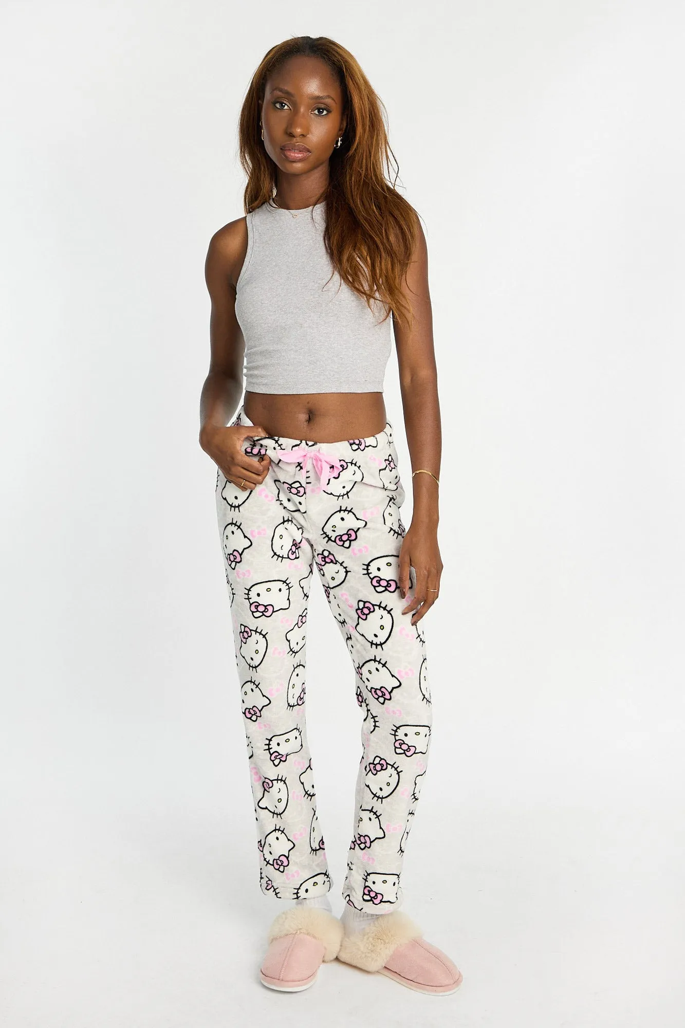 Hello Kitty Bow Plush Pajama Pants sold by Bluenotes product image thumbnail 4