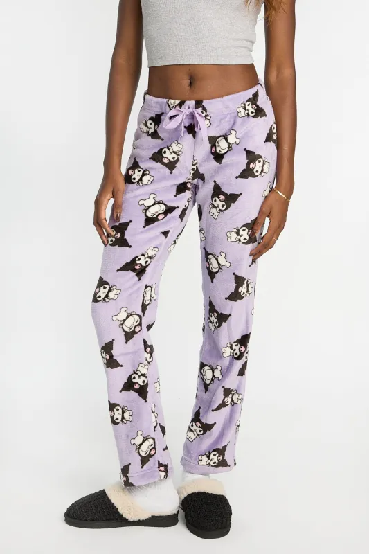 Kuromi Plush Pajama Pants sold by Bluenotes
