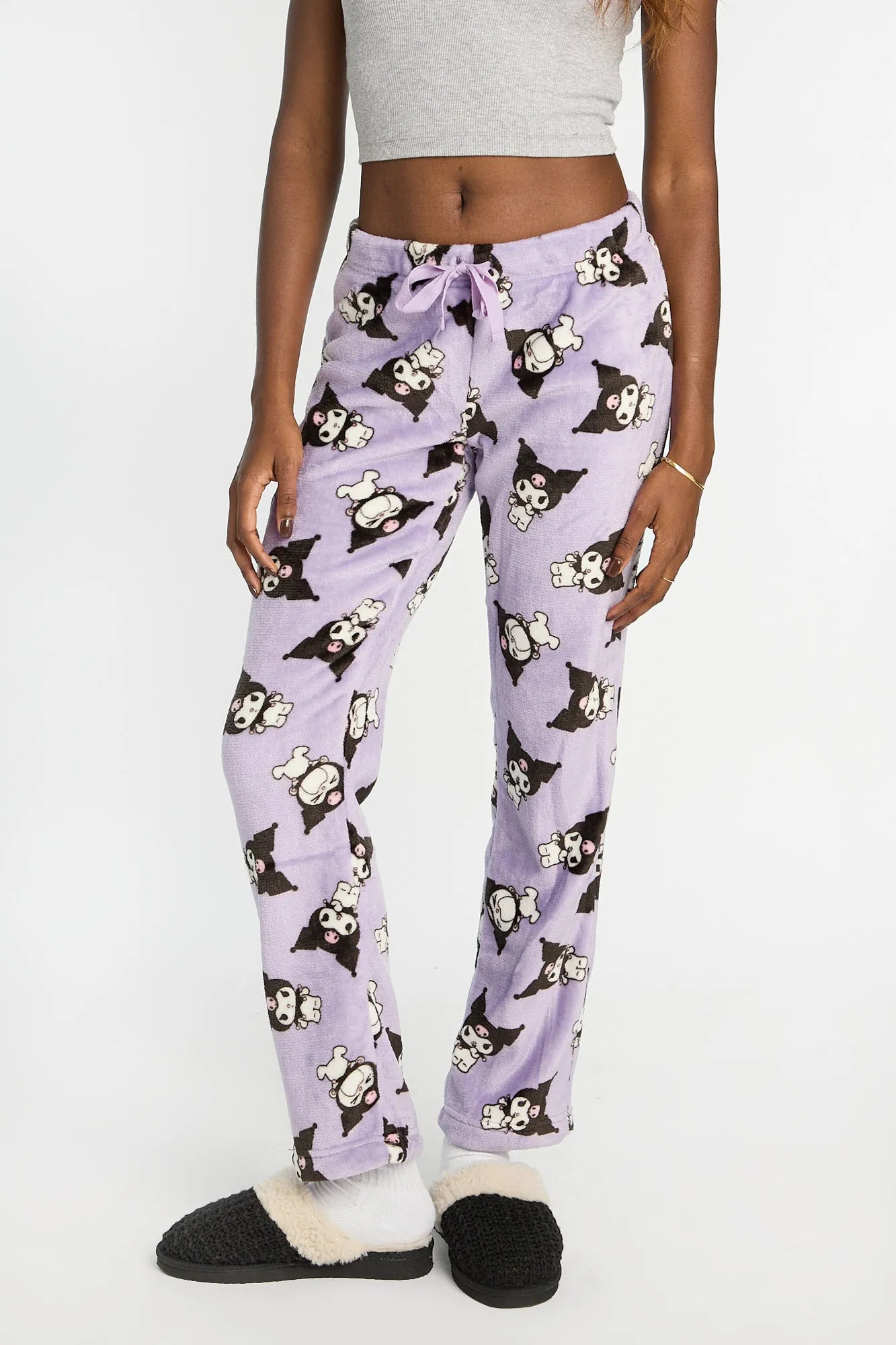 Kuromi Plush Pajama Pants sold by Bluenotes