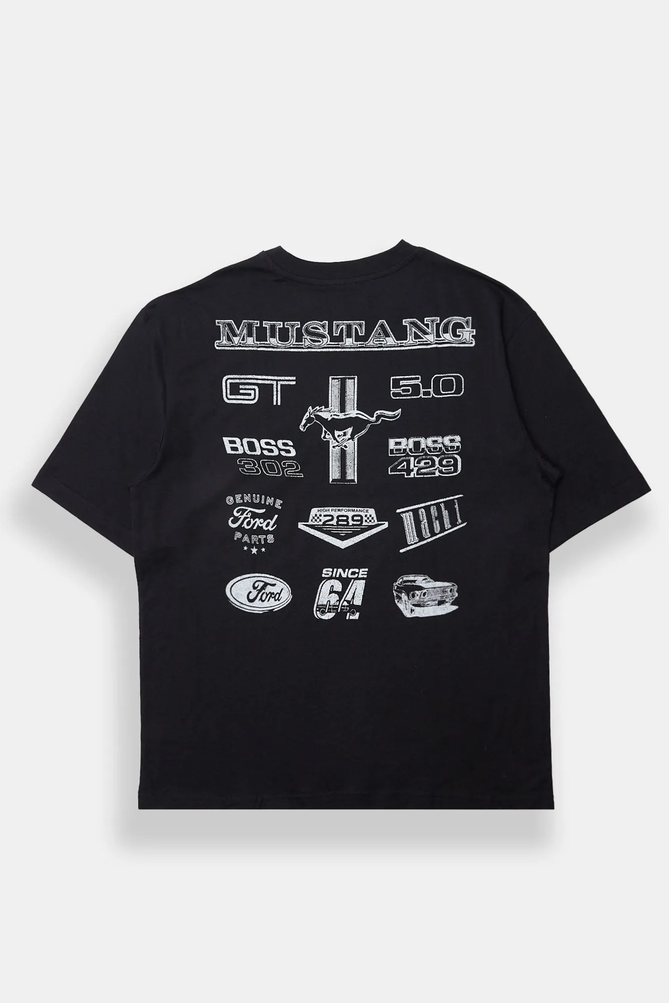 Ford Logos Graphic Oversized Tee sold by Bluenotes
