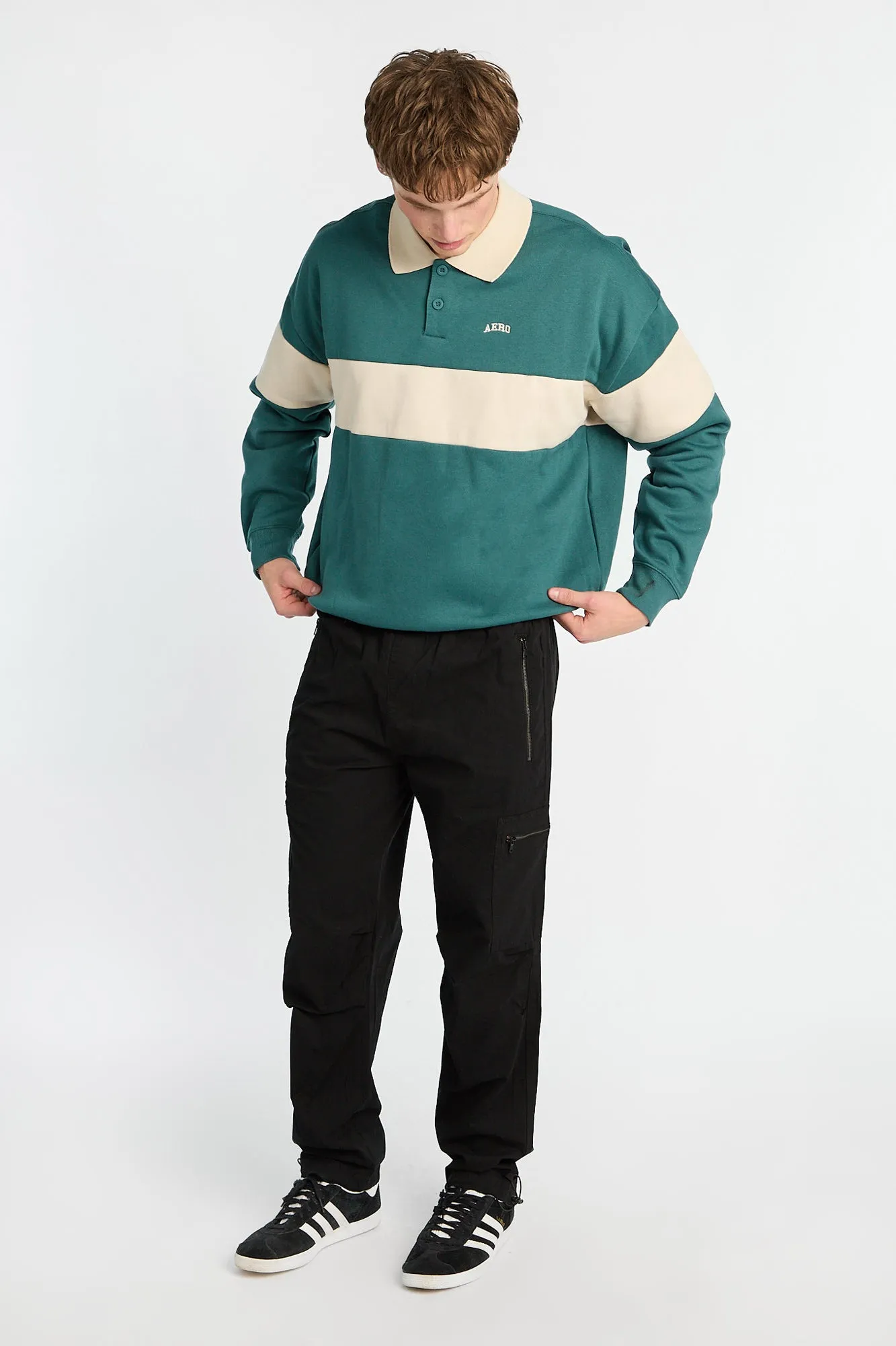 North Western Zip Pockets Loose Cargo Poplin Jogger sold by Bluenotes product image thumbnail 5