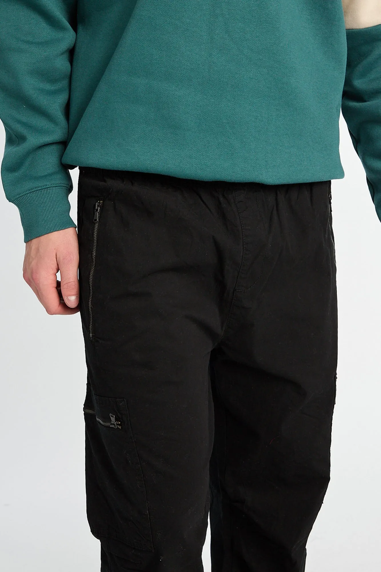 North Western Zip Pockets Loose Cargo Poplin Jogger sold by Bluenotes product image thumbnail 3