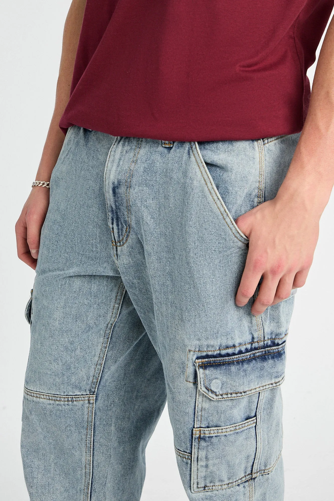 Hammer Loop Cargo Jeans sold by Bluenotes product image thumbnail 2