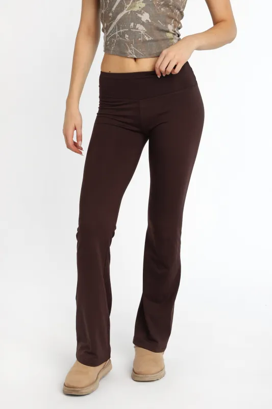 Super Soft Fleeceback Flare Leggings sold by Bluenotes