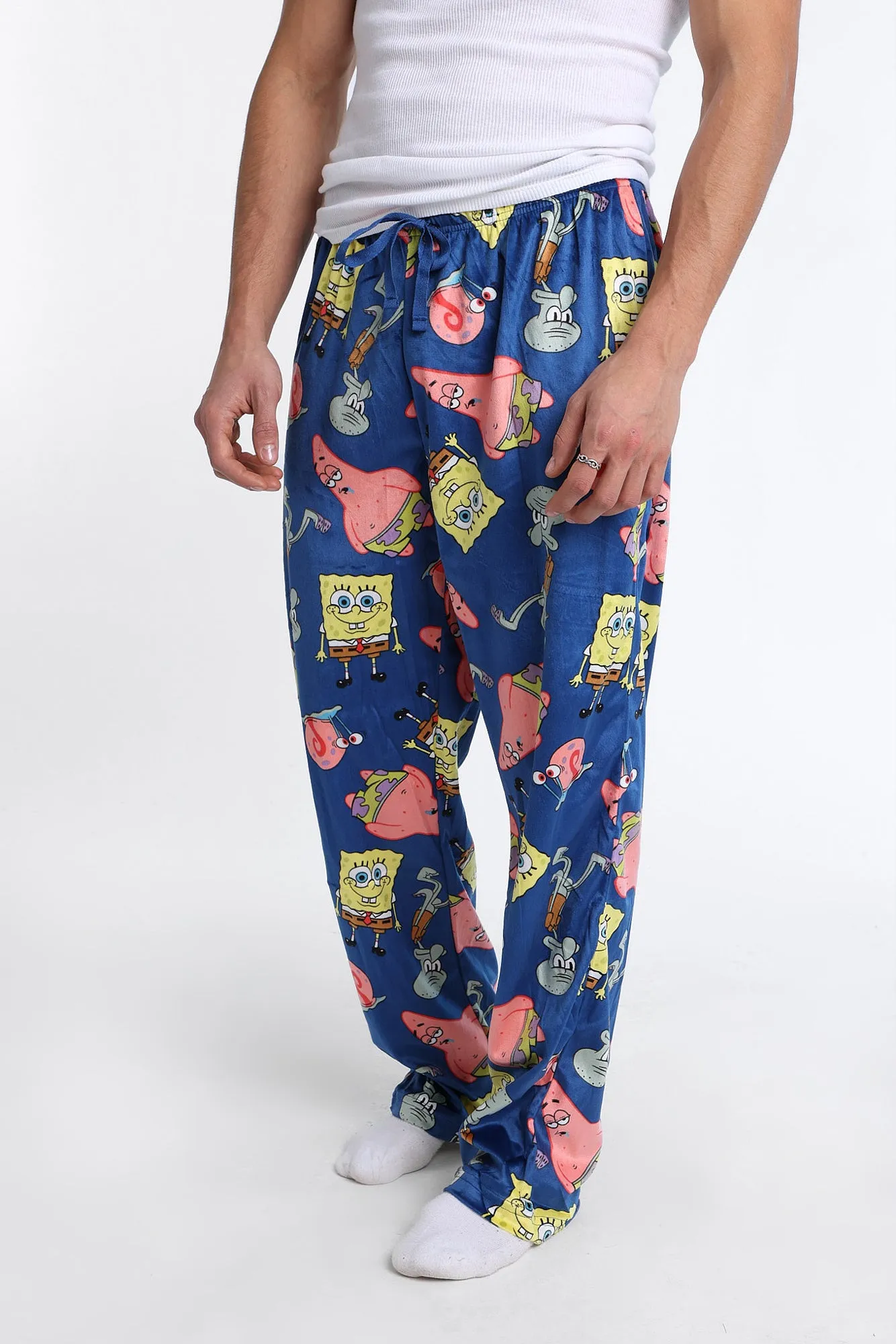 SpongeBob & Patrick Silky Fleece Pajama Pants sold by Bluenotes