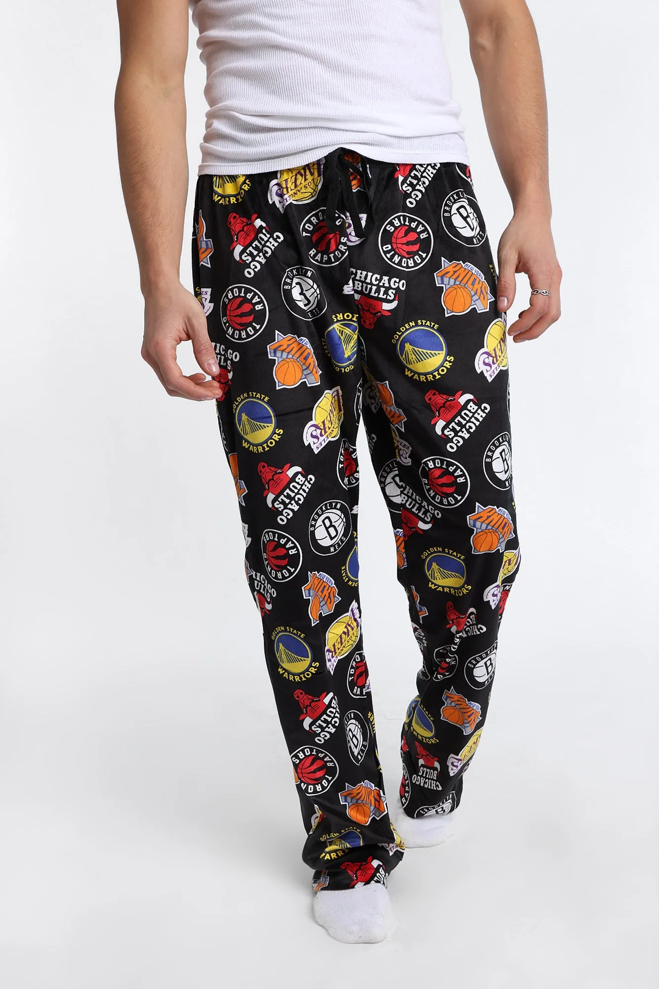 NBA Logos Silky Fleece Pajama Pants sold by Bluenotes